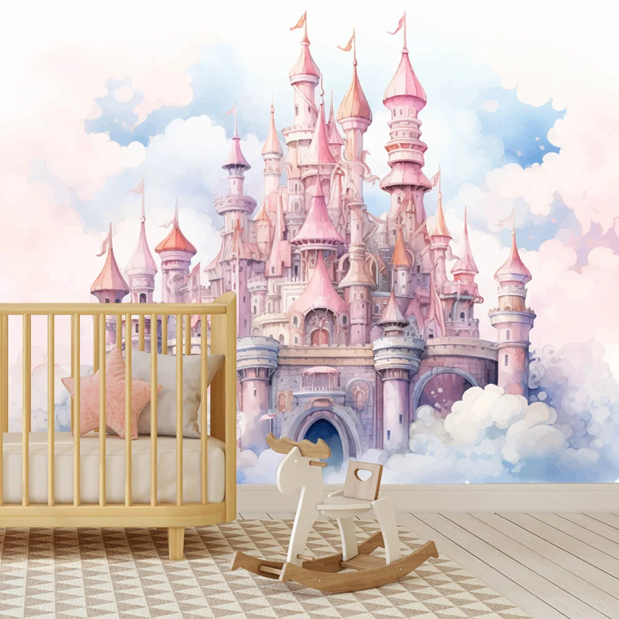 Baby Nursery Mural Wallpaper - Benutzerdefinierte Tapeten, Heimdekoration, abziehen und aufkleben,