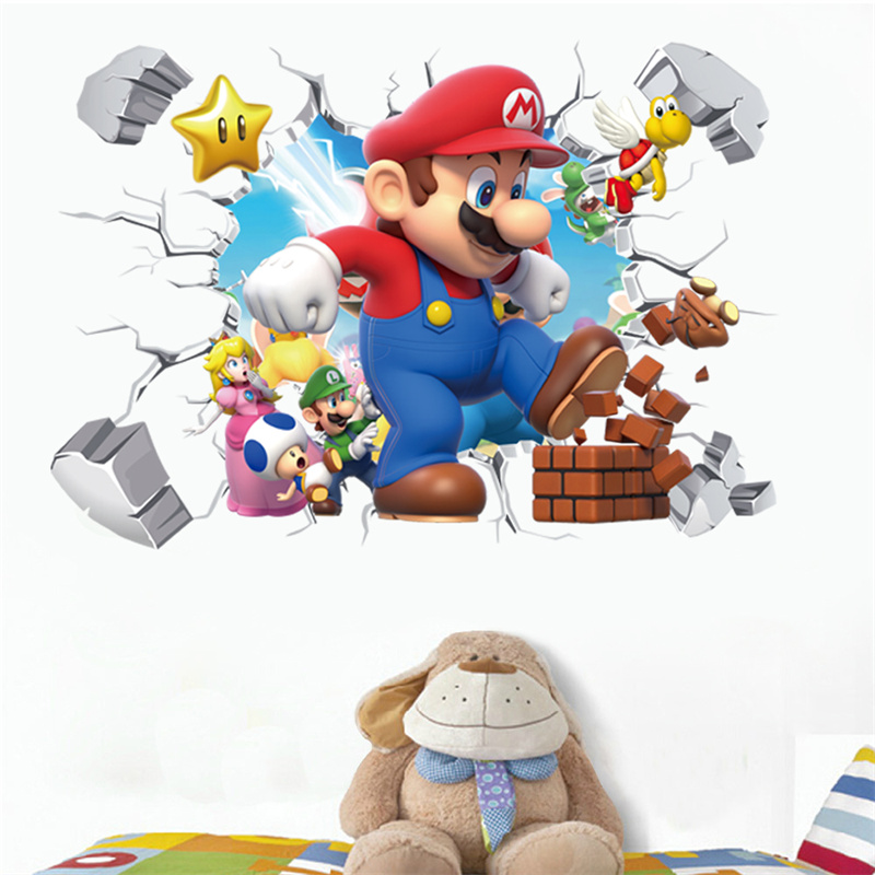 Baby Nursery Package - 3D Cartoon Anime Spielcharaktere Wandaufkleber für