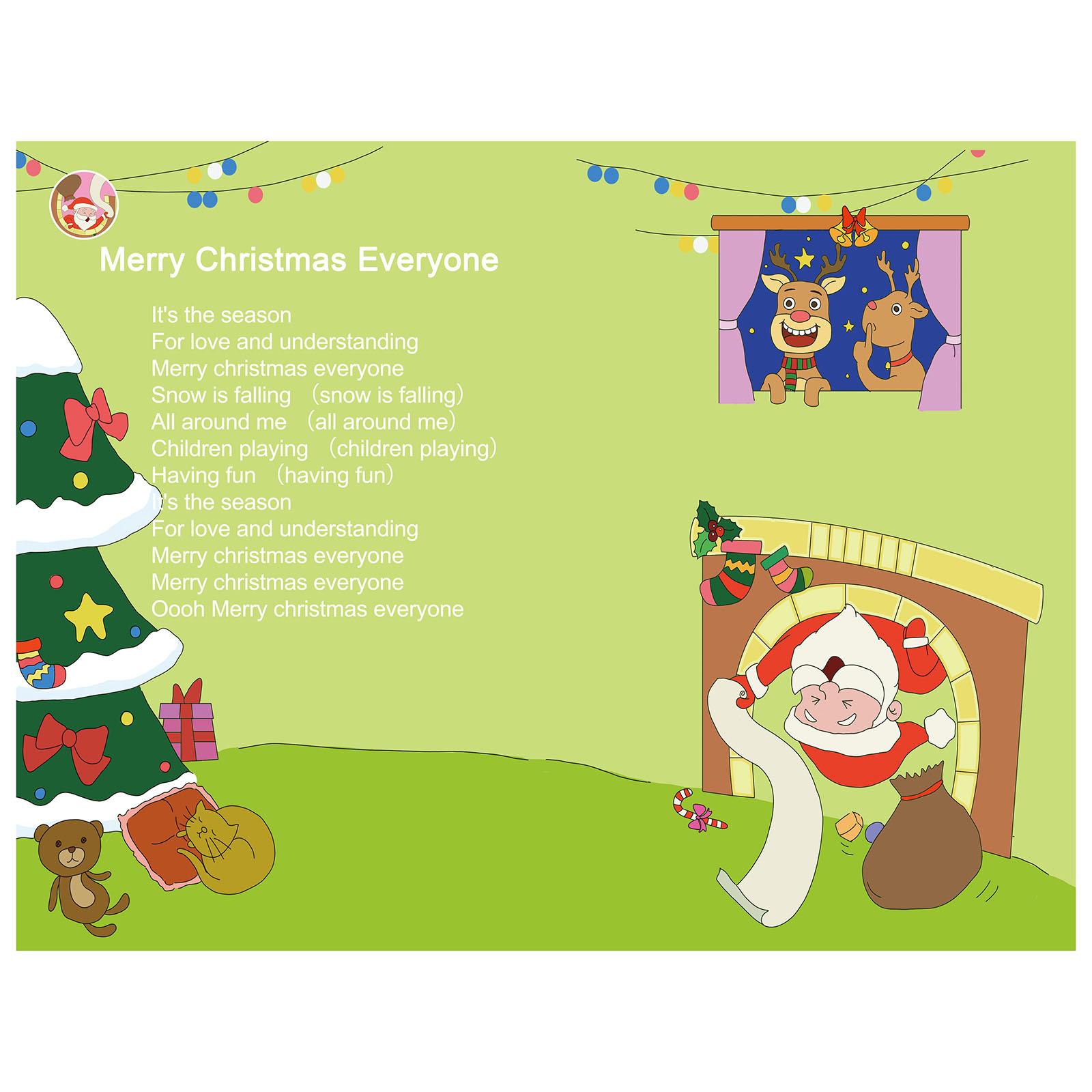 Baby Nursery Rhymes Songs - Interaktives Kinder-Soundbuch Feiertage 10 Lieder Weihnachtsschlaflieder