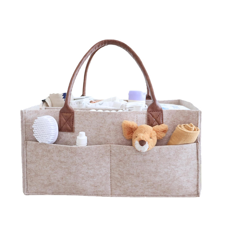 Baby Nursery Package - Baby Filz-Aufbewahrungskorb für Kinderzimmer, Wickeltasche mit