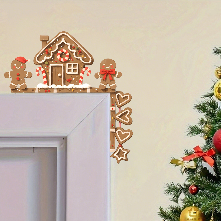 Baby Nursery Package - Lebkuchenhaus & Mann Weihnachten Wandaufkleber Abnehmbarer