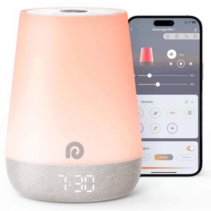 Sound Sleep Trainer Clock - Schallmaschine für Babys - Weißes Rauschen