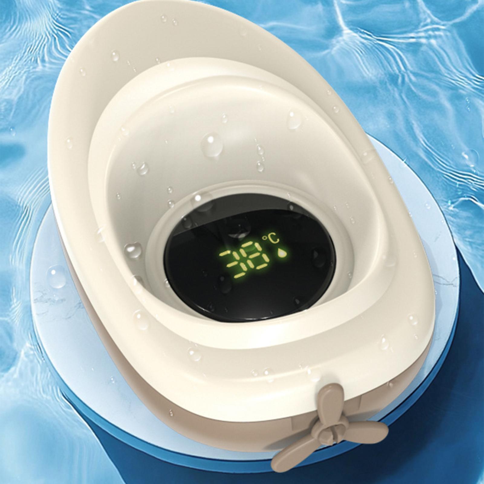Baby Nursery Temperature - Badewannen-Temperaturanzeige, schwimmender, intelligenter, digitaler, kleiner Boot-Badewannen-Temperaturmonitor
