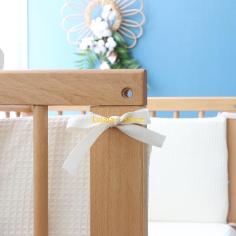 Baby Nursery Unisex - Y4QA 200 x 32 Babybettumrandung, Antikollisionskissen