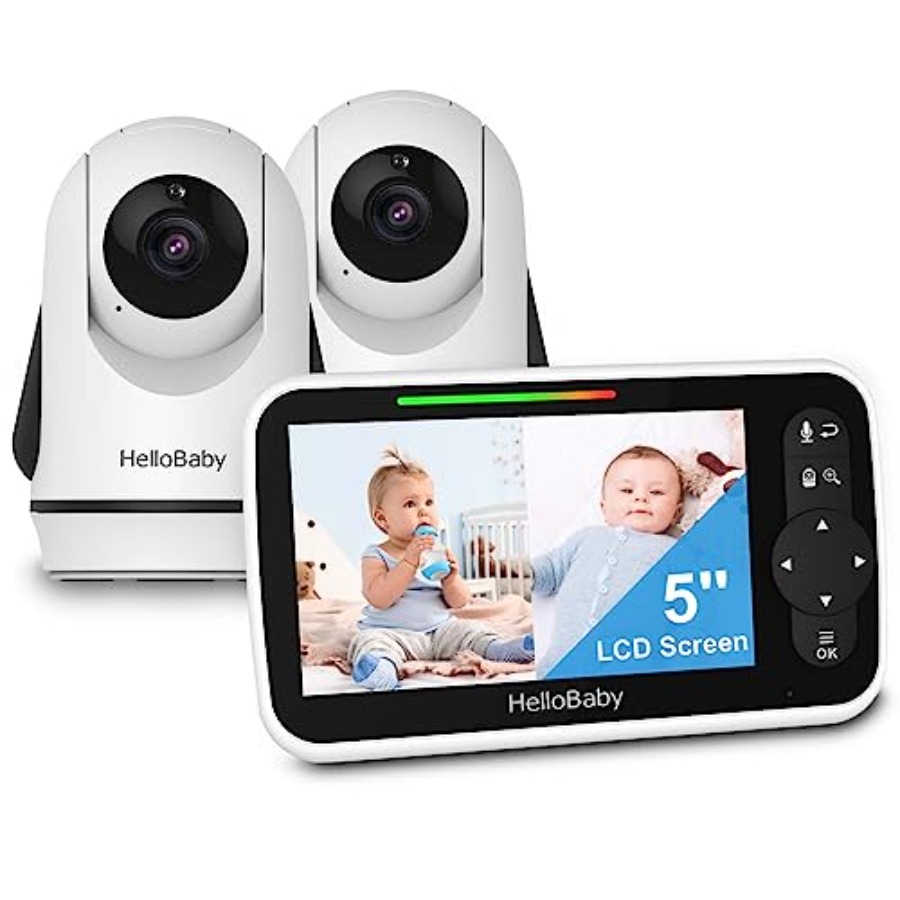 Baby Nursery Temperature - Video-Babyphone für den Kinderzimmergebrauch, ABS-Kunststoff, schwarz,