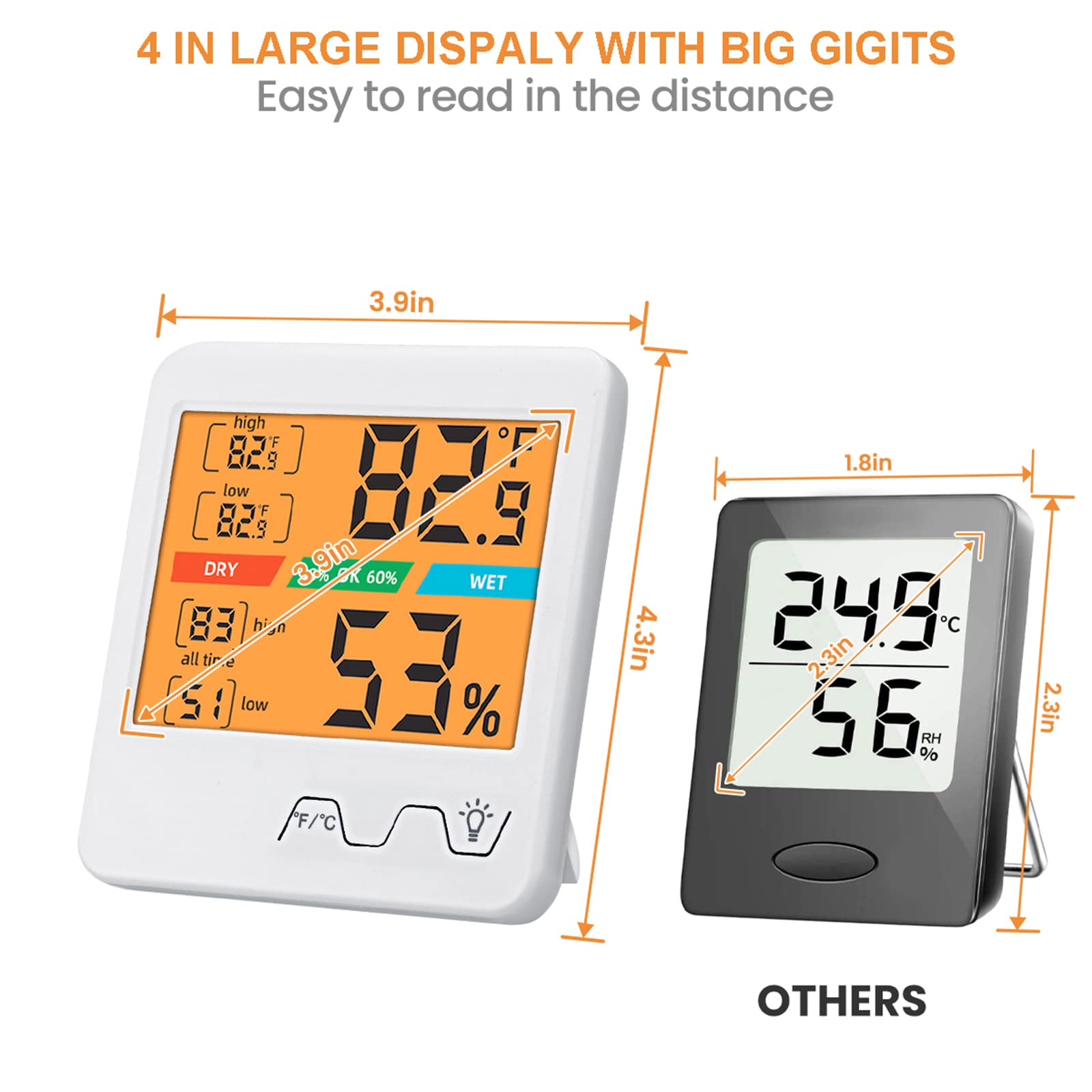 Hochpräzises digitales Thermom – Baby Nursery Temperature Bewertung und Preis