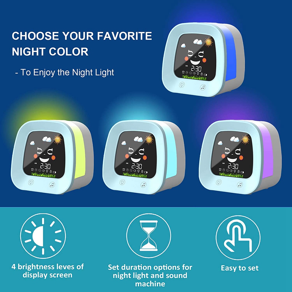 A23E-1 Kinderwecker, Schlaftra – Sound Sleep Trainer Clock Bewertung und Preis