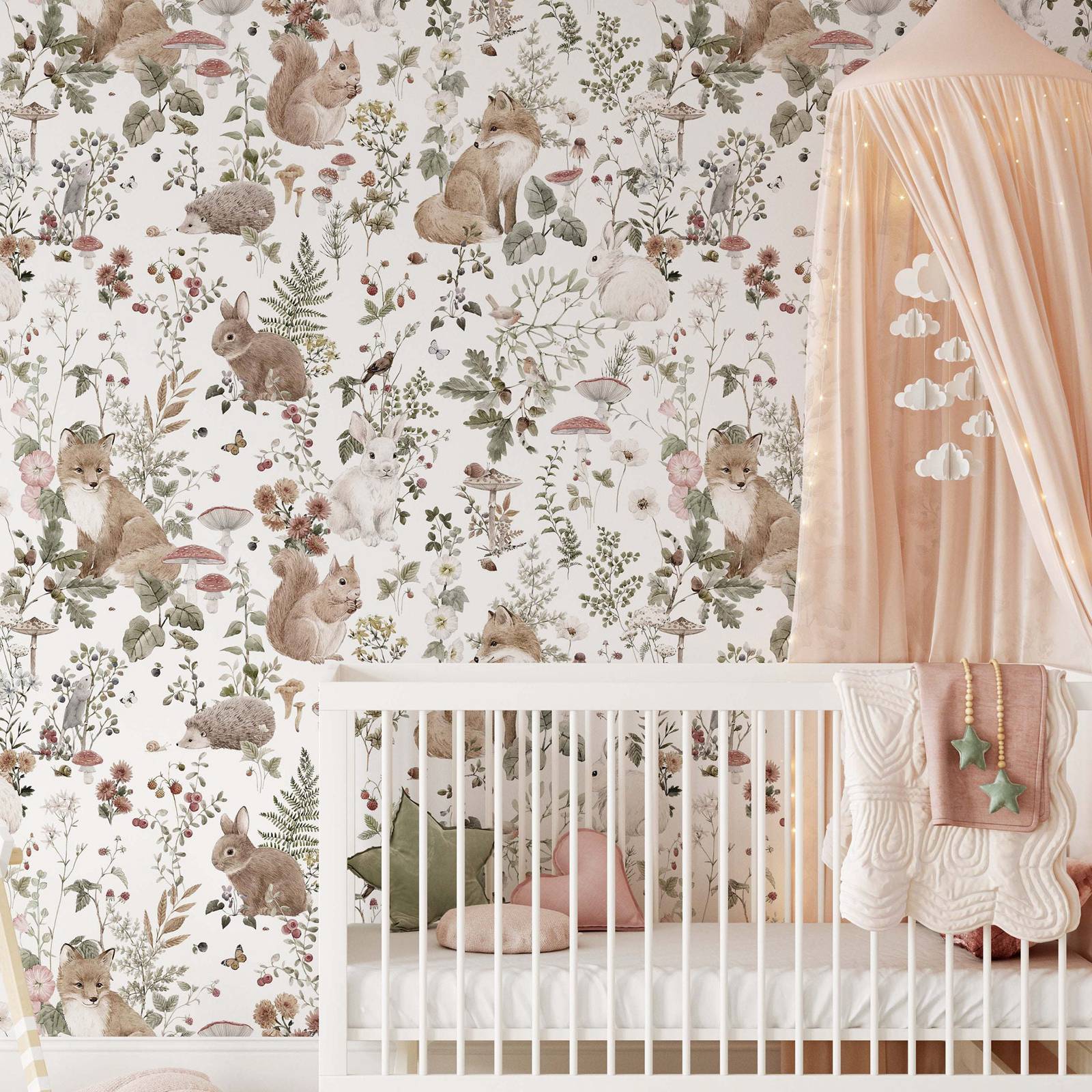 Waldbabys MuraL, großformatige – Baby Nursery Mural Wallpaper Bewertung und Preis
