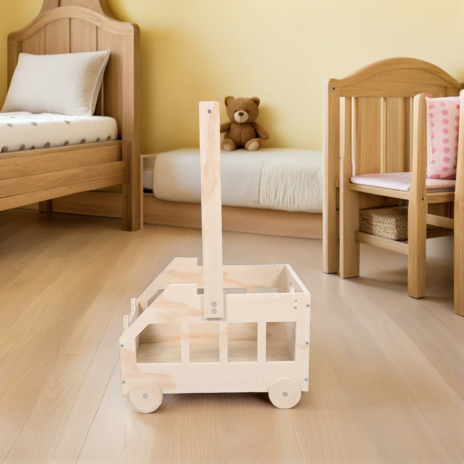 Holz-Babyshower-Kiste mit Roll – Baby Nursery Unisex Bewertung und Preis