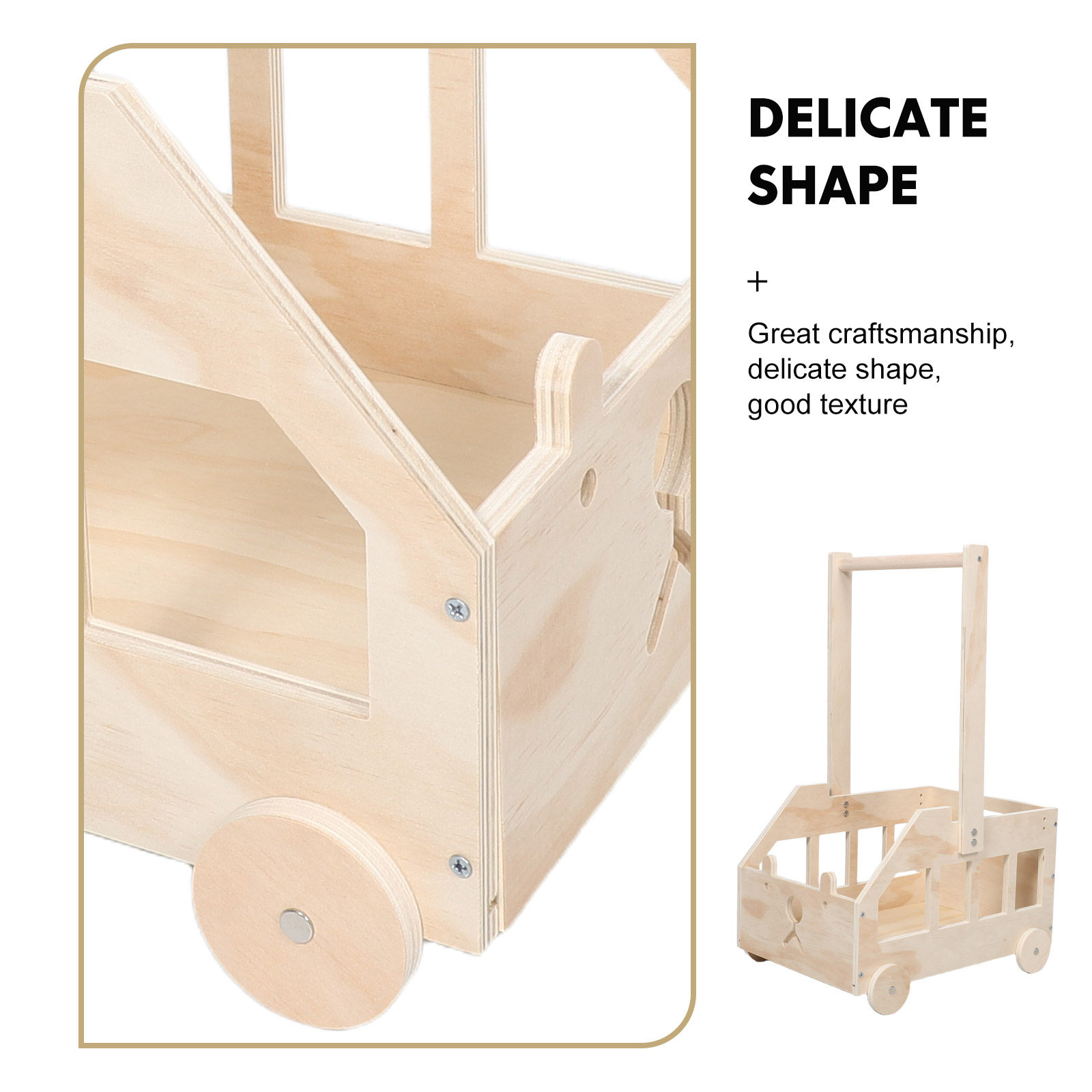 Holz-Babyshower-Kiste mit Roll – Baby Nursery Unisex Bewertung und Preis