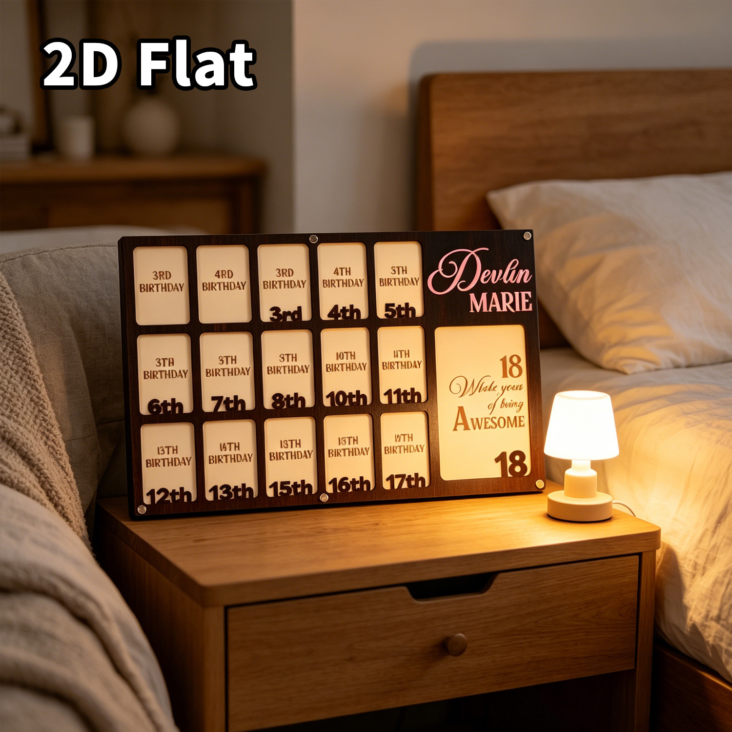 1 Stück Personalisierter Holz- – Baby Nursery Office Bewertung und Preis