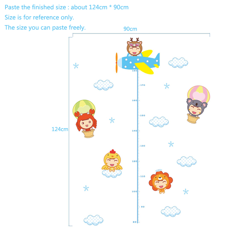 Cartoon Kinder Höhe Wand Aufkl – Baby Nursery Mural Wallpaper Bewertung und Preis