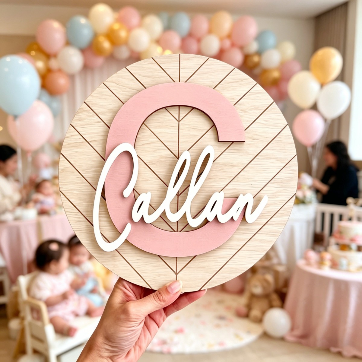 1 Stück individuelles rundes g – Baby Nursery Office Bewertung und Preis