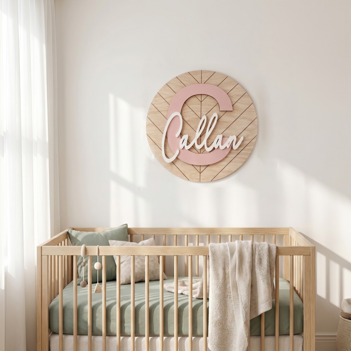 1 Stück individuelles rundes g – Baby Nursery Office Bewertung und Preis