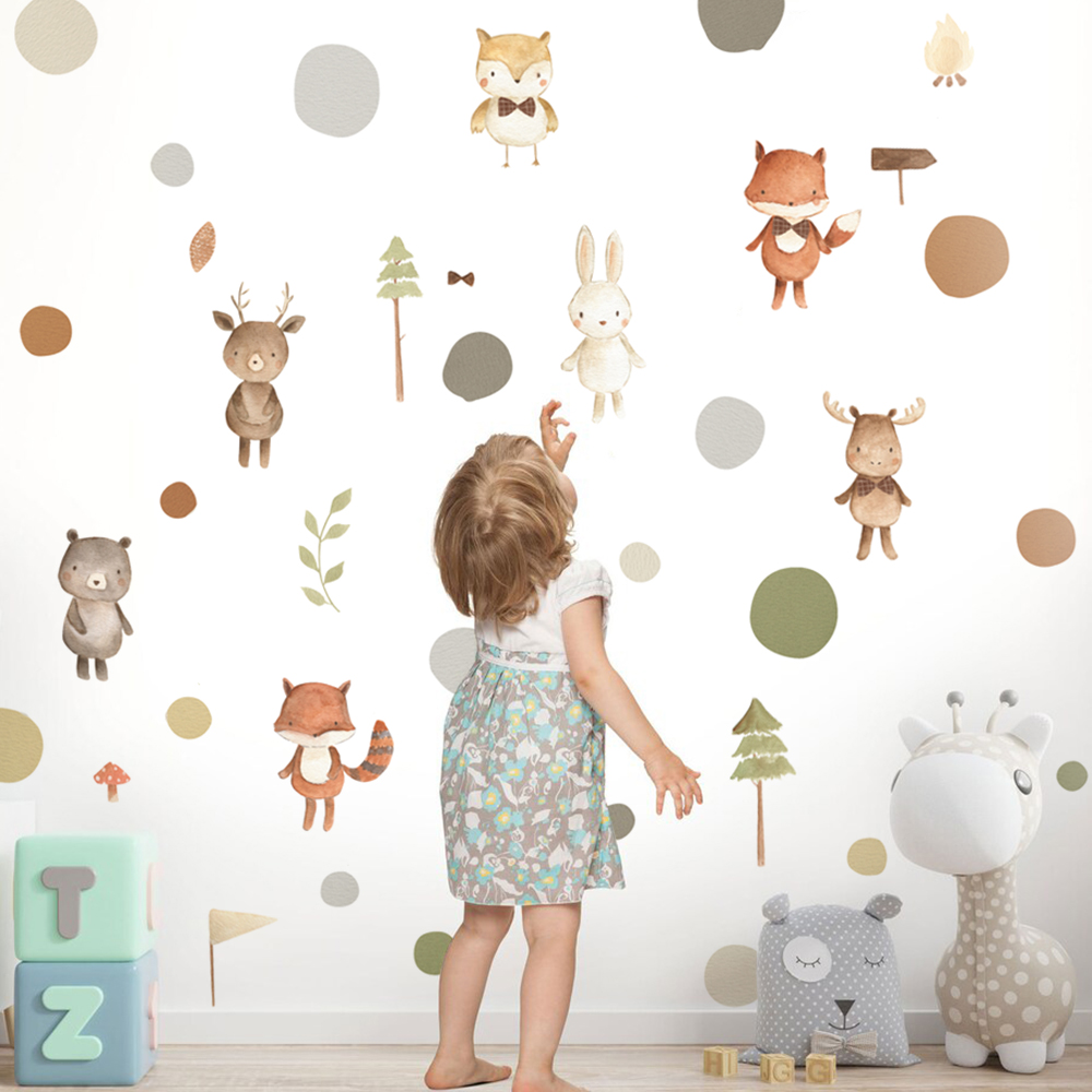 Cartoon Nette Fuchs Kaninchen  – Baby Nursery Package Bewertung und Preis