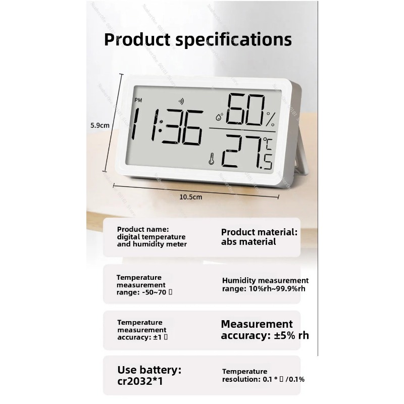 Hochpräzises Innenraum-Tempera – Baby Nursery Temperature Bewertung und Preis