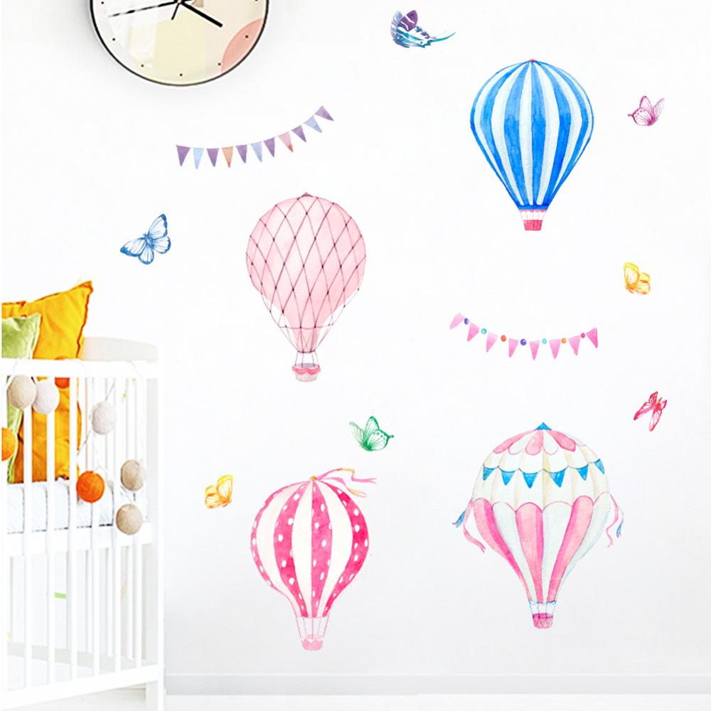 Cartoon Heißluftballon Wandauf – Baby Nursery Mural Wallpaper Bewertung und Preis