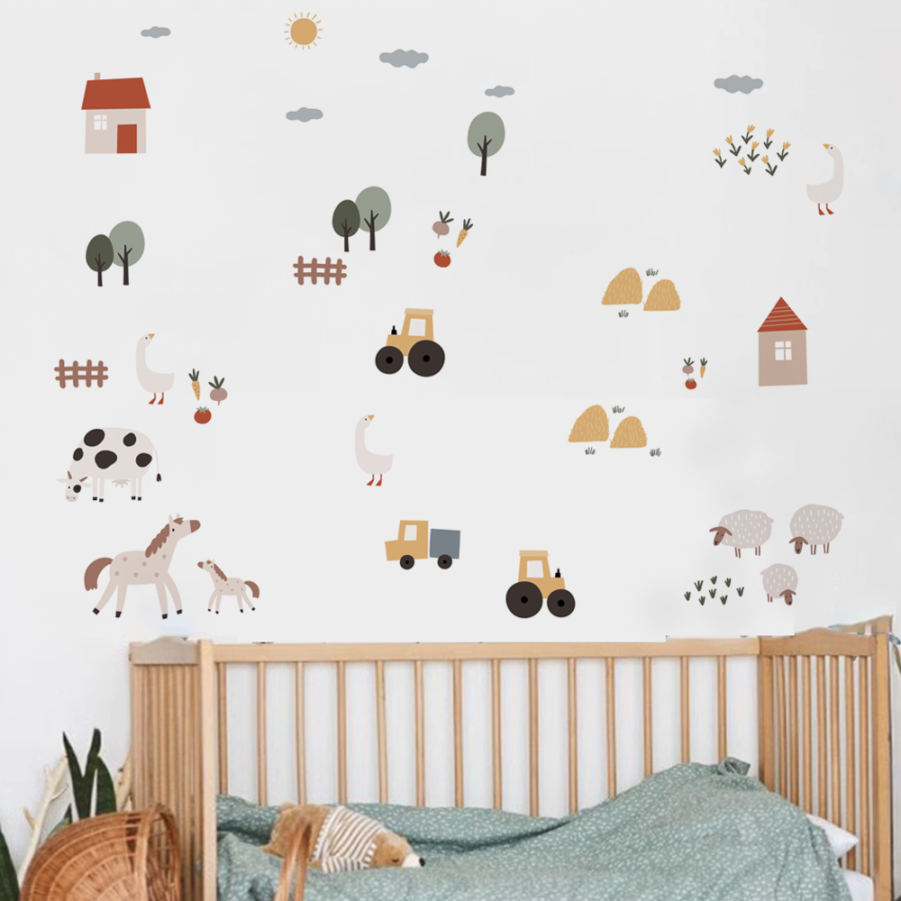 Boho Cartoon niedlichen Kühe B – Baby Nursery Package Bewertung und Preis