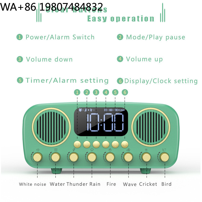Retro Desktop Schlaftrainer Ka – Sound Sleep Trainer Clock Bewertung und Preis