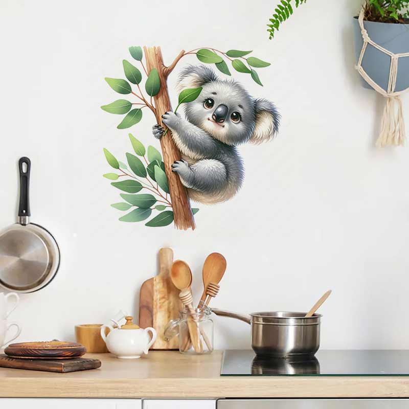 Niedlicher Koala-Wandaufkleber – Baby Nursery Mural Wallpaper Bewertung und Preis
