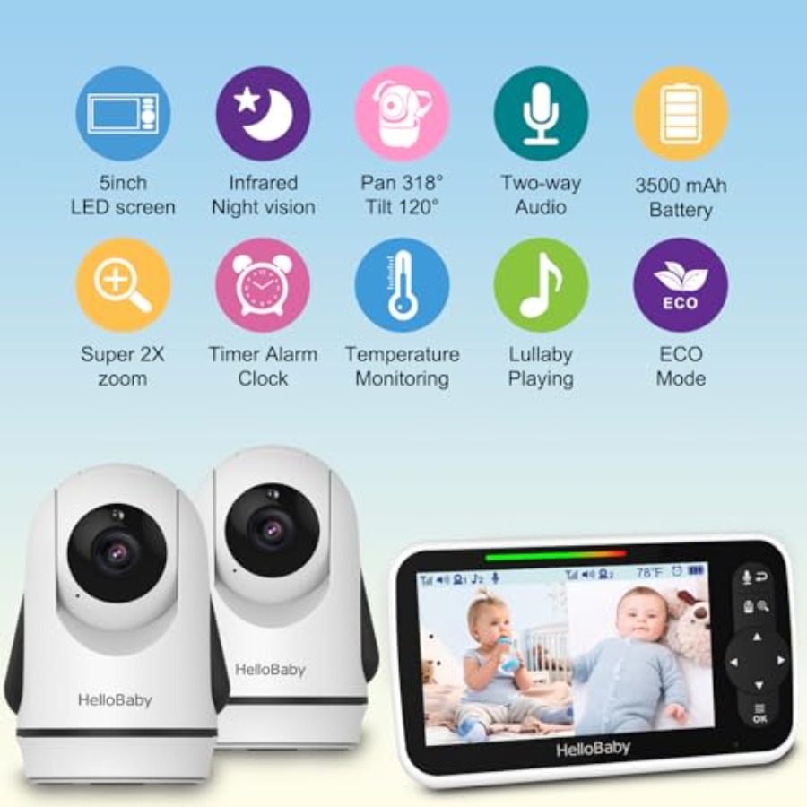 Video-Babyphone für den Kinder – Baby Nursery Temperature Bewertung und Preis